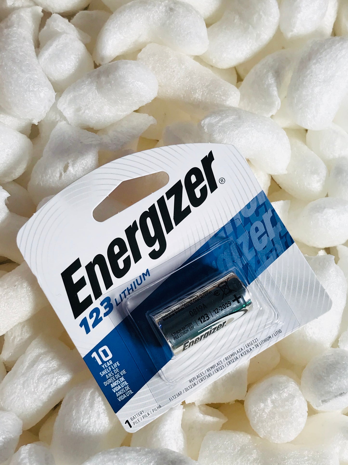 Batería/Pila Energizer CR123A - 3V